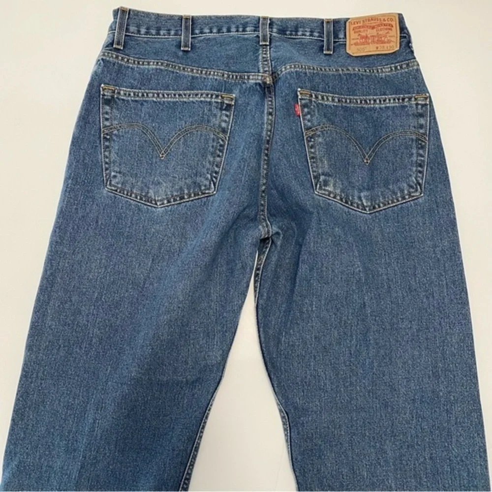 Levi's Men's 505 Regular Fit Straight Leg Denim Blue Jeans 38x30‎